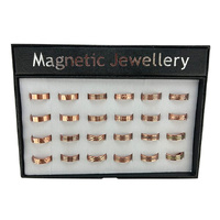 MAGNETIC COPPER RINGS 12ASST UN24