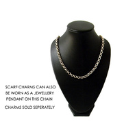 CHAIN TO SUIT SCARF/JEWEL CHARMS