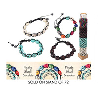 SKULL BRACELET WITH DISPLAY 4A UN72