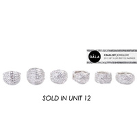 *EQLB DMND SPARKLE RING 6ASST UN12