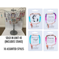 GLASS BEADED BRACELETS UN40