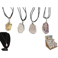 3-4CM REIKI HEALING GEM PENDANT 4ASST UN16
