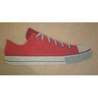 *PVC SHOE RED SHAPE 36x85CM