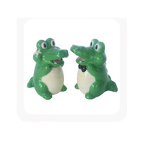CROC SALT & PEPPER SHAKERS