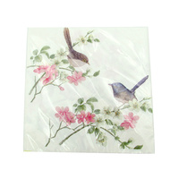 BLUE WREN NAPKINS 20PK 20CM