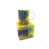 VAN GOGH IRISES IN VASE 415CC MUG