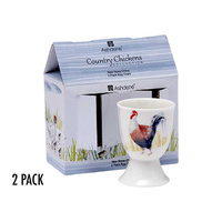 COUNTRY CHICKENS ROOSTER 2PK EGG CUP