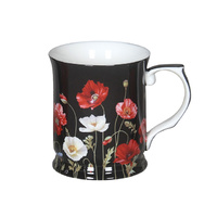 POPPIES 415CC MUG BLACK