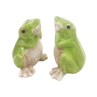 GREEN FROG S&P SET 7.5CM