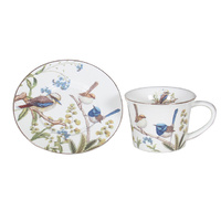 AUSTRALIAN BIRDS 250CC CUP SAUCER