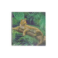 LEOPARD NAPKINS 20PK 33X33CM
