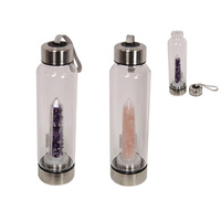 550ML WELLNESS G/STONE GLS BOTTLE 2ASST