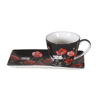 POPPIES 250CC CUP AND SAUCER B/FAST SET