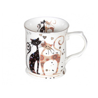 CATS COUPLE EMBOSSED 415CC MUG