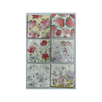 FLORAL NAPKINS 33X33CM 20PK