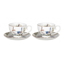 AUSTRALIAN BIRDS 2 CUP 2 SAUCER 250CC