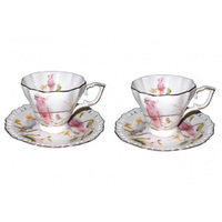 COCKATOO 2 CUP 2 SAUCER 220CC