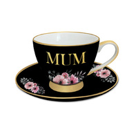MUM YOU ARE LOVED CUP SAUCER SET