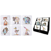 BUG ART KOOKS COASTER 6ASST UN48