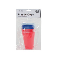 PLASTIC CUPS BLUE 8PK 480ML