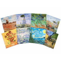 IMPRESSIONISM NAPKINS 20PK 33X33CM 8ASST