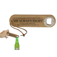 MDF MR ALWAYS RIGHT BOTTLE OPENER QTY 6