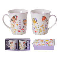 GARDEN BIRDS MUG SET 2