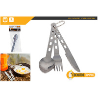 3PC CHOW SET STAINLESS STEEL