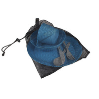 CAMP DINNER SET 5PC W/NET BAG
