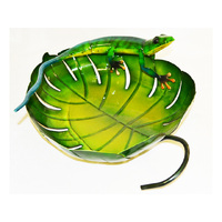 METAL GECKO PLATE 27X23X10CM