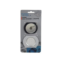S/STEEL SINK STRAINER + STOPPER