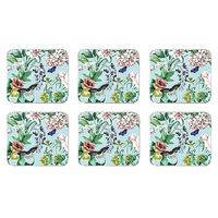 ROMANTIC GARDEN COASTER 6PK