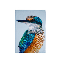 MODERN BIRDS KINGFISHER KITCHEN TOWEL