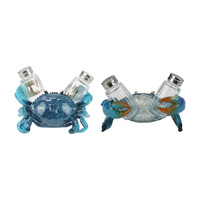 11CM BLUE CRAB SALT AND PEPPER SHAKER