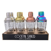 COCKTAIL RECIPE SHAKER 4ASST UN8