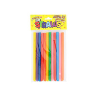 STRAWS REUSABLE JUMBO PK12