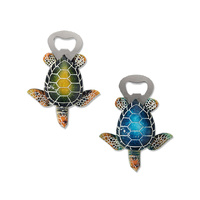 RESIN TURTLE BOTTLE OPENER 7X9.5CM SOLD QTY8