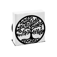 METAL TREE OF LIFE NAPKIN HOLDER 15CM