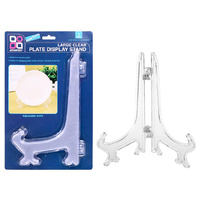 CLEAR PLATE STAND 25CM