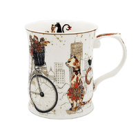 CAT COUPLE BIKE MUG 415CC