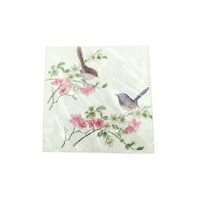 BLUE WREN NAPKINS 3PLY 20PK 33X33CM