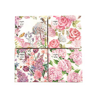 NAPKIN 3PLY 33X33CM 4ASST