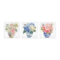 PRINTED PAPER NAPKIN 3PLY 33X33CM 4ASST