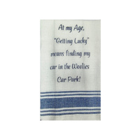 TEA TOWEL GETTING LUCKY 40X70CM