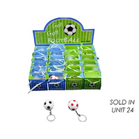 POLY FOOTBALL KEY RING UN24