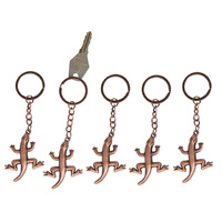 METAL LIZARD KEY RING UN12