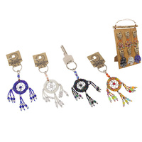 BEADED DREAMCATCHER KEYRING UN48