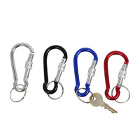 CARABINER KEYRING W/SCREW UN12