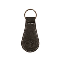 LEATHER KEYRING BLACK