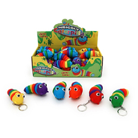 WRIGGLE WRIGGLE CATERPILLAR KEYCHAIN UN36